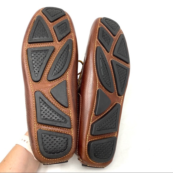 Sebago Men's Denton Driving Loafers Cognac - Picture 7 of 9